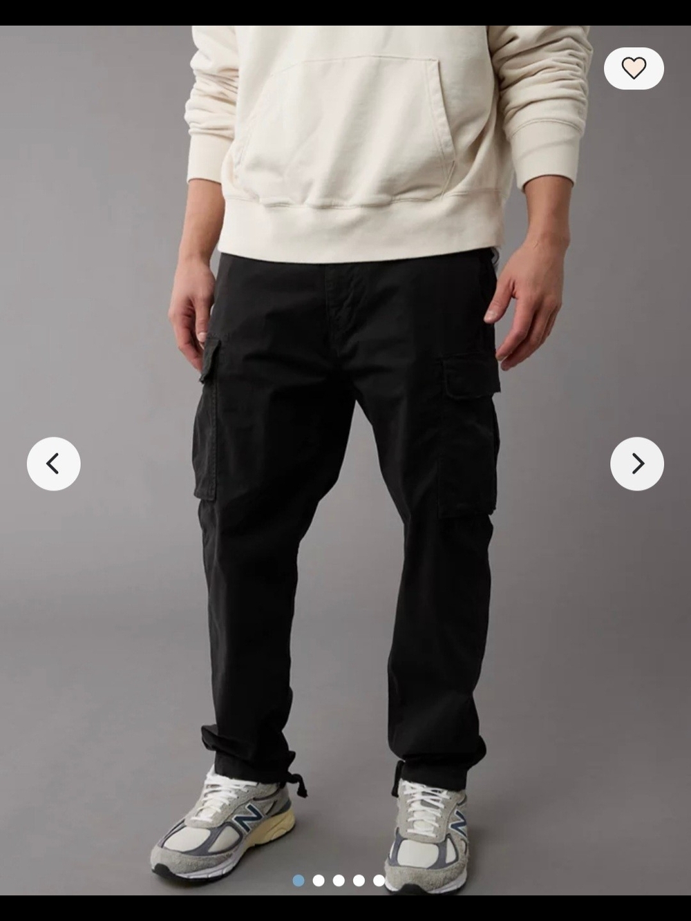 American Eagle Outfitters Black Cargo Pants